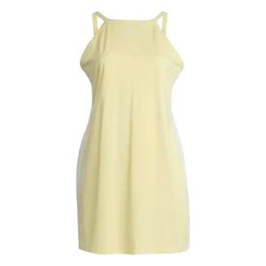 "NEW"  Adidas Originals Women's Adicolor Classics Tight Summer Dress-Yellow